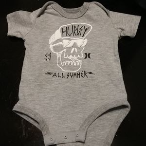 Hurley onesie 3-6mos